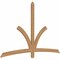 Ekena Millwork Davenport Timber Gable Bracket, Western Red Cedar, 84"W x 53"H x 1 1/2"D x 3 1/2"F, 15/12 Pitch GBW084X53X0204DAV00SWR - alternate 2